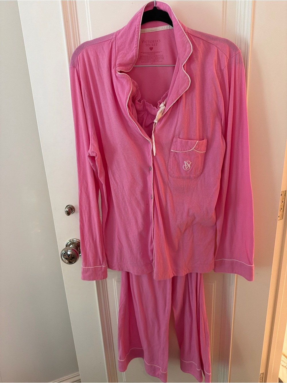 Victoria's Secret Soft Long Sleeve Pajama Set - Pink